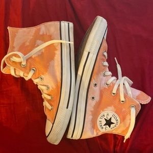 Tie-dye converse size 7.5 womens